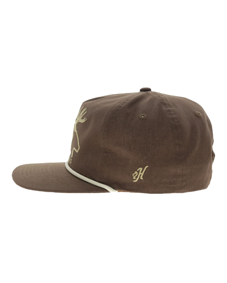 Carrizo 5-Panel Full Surround Snapback Hat - Osfa - 6039T-Br