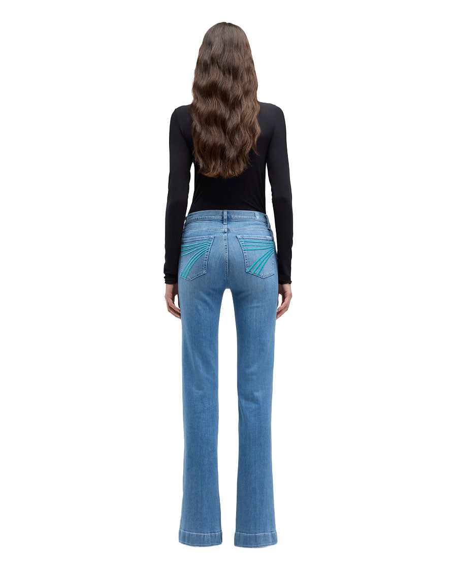 Women's Dojo Slim Illusion Flare Jeans - 7U307C12-1Zh
