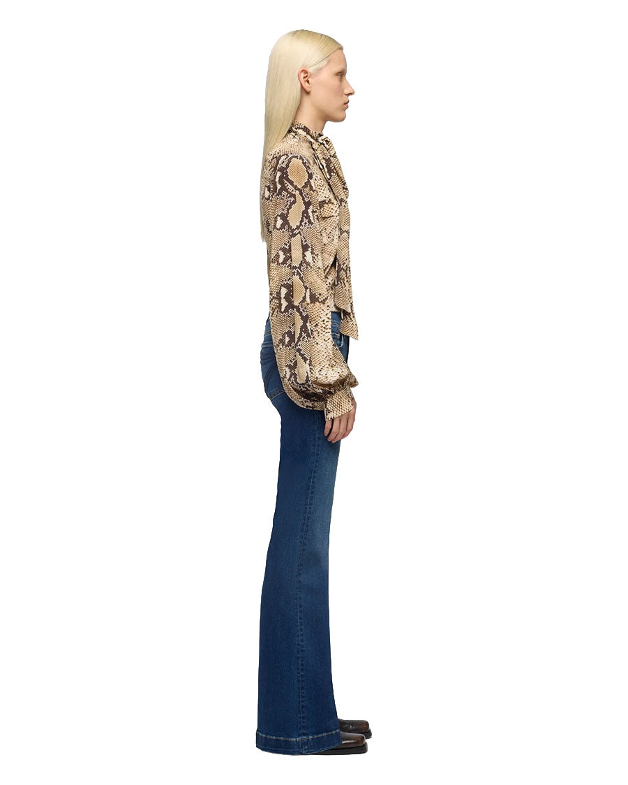 Women's Dojo Slim Illusion Flare Jeans - 7U451912-Mr1