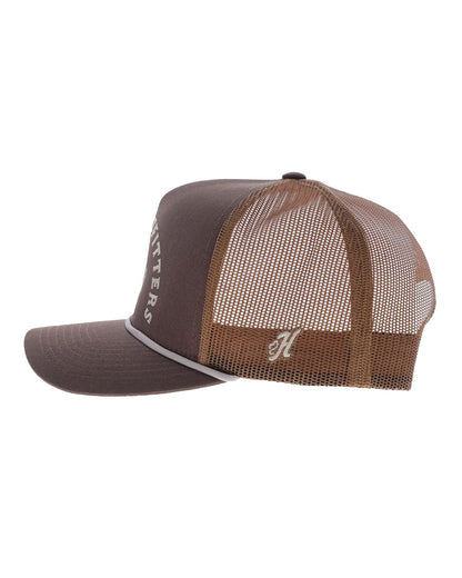Shed 5-Panel Trucker Snapback Hat - Osfa - 6043T-Brtn
