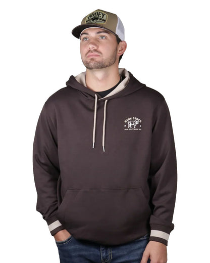 Men's Charbray Rank Stock Long Sleeve Hoodie - Rh2602Dkbr