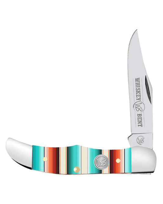 Serape Coastal Acrylic Mini Hunter Knife - Wb14-01