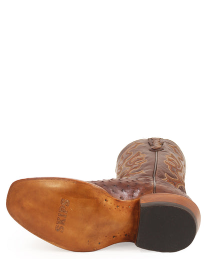 Men's Western Boot Full Quill O - B0804