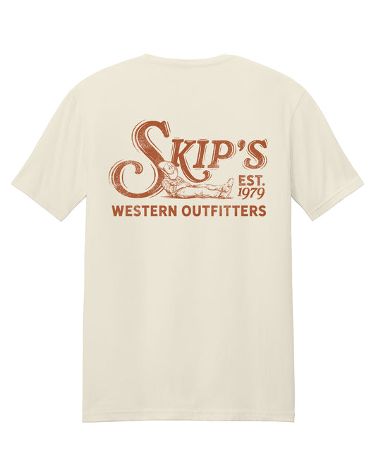 Skip's Vintage Cowboy Established 1979 T-Shirt - 64000-Nat-Texorg