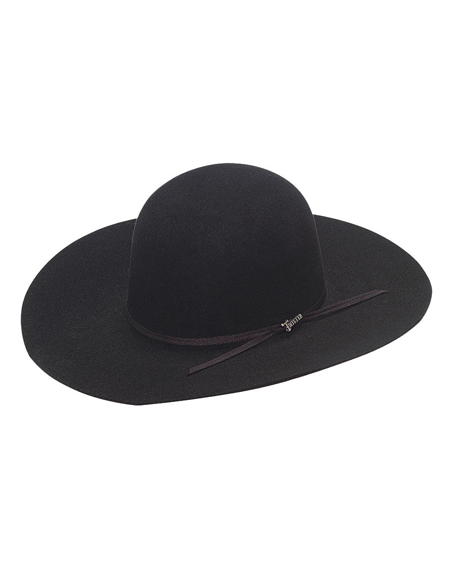 Men's Open Crown 6X Fur Western Hat