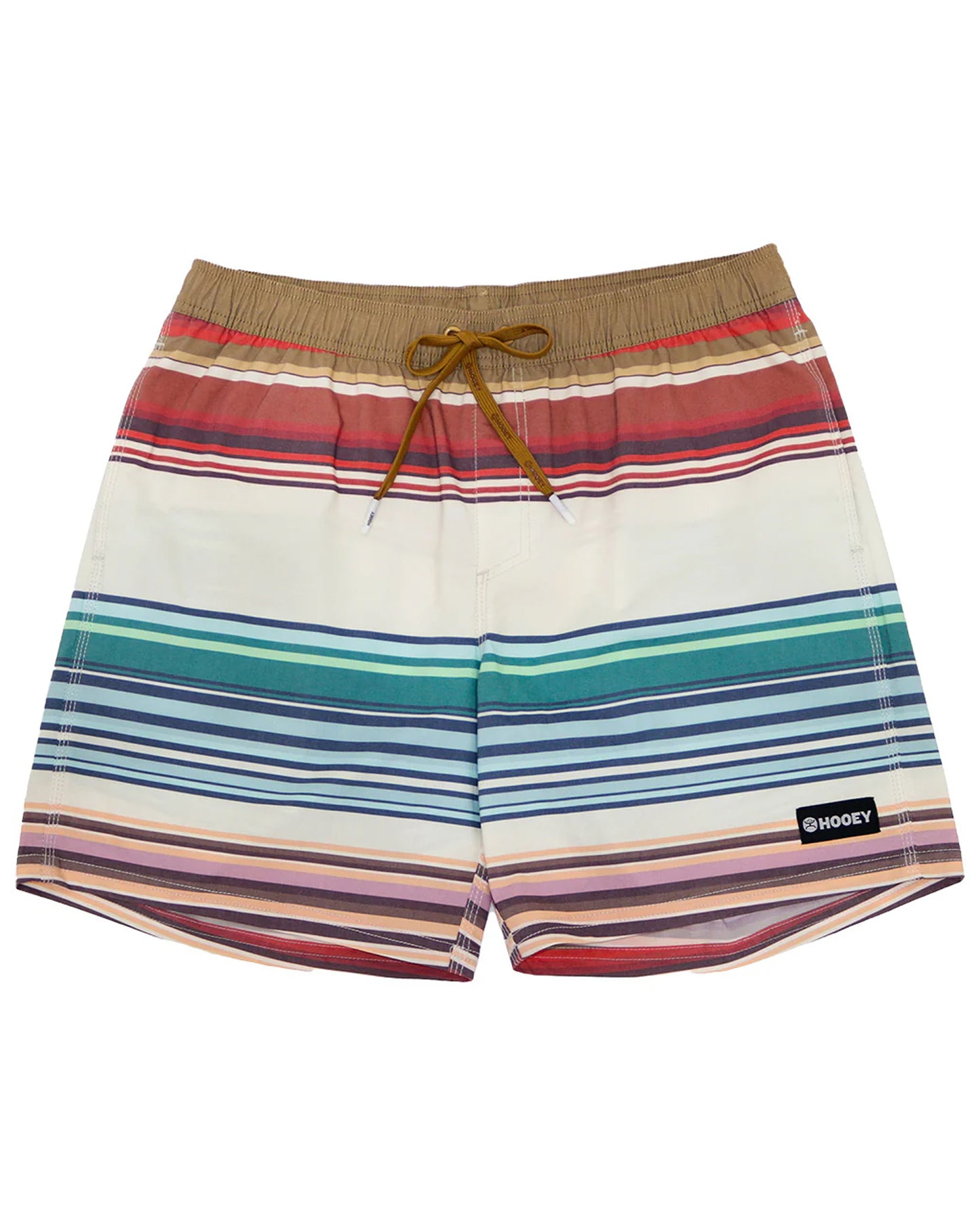 Men's Big Wake 6.5" Inseam Boardshorts - Hb2601Spyw by Hooey from Skip’s Western Outfitters | HOO-HB2601SPYW-S-GARDENIA