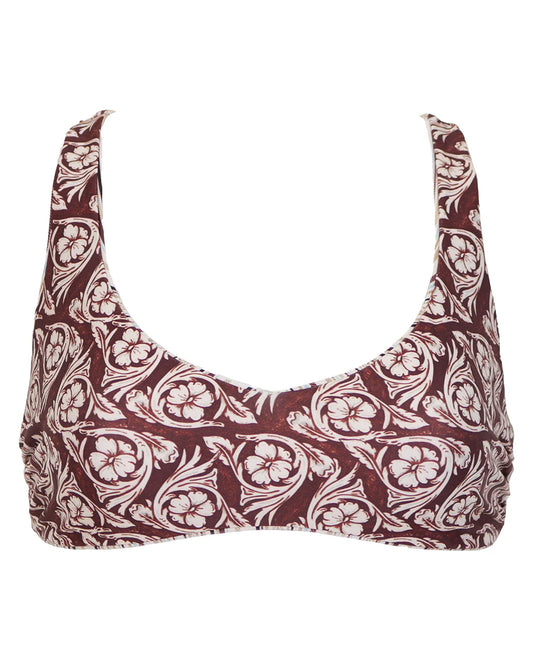 Women's Rampy Reversible Swim Top - Hst2601Crst by Hooey from Skip’s Western Outfitters | HOO-HST2601CRST-S-GREY-STRIPE