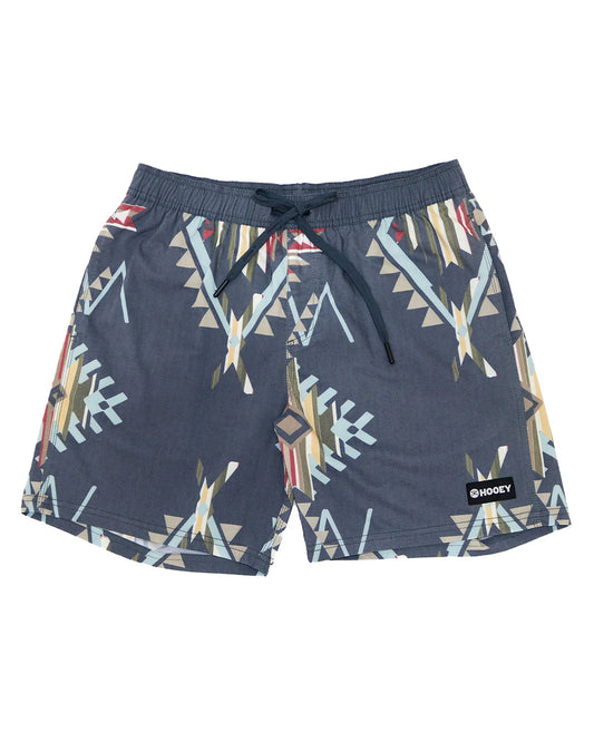 Men's Big Wake 6.5" Inseam Boardshorts - Hb2601Nvaz by Hooey from Skip’s Western Outfitters | HOO-HB2601NVAZ-S-INKWELL-NAVY