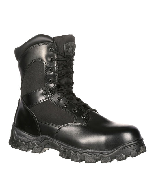 Men's Alpha Force Zipper Waterproof Public Service Boots - 2173