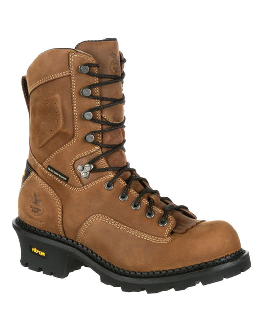Men's Comfort Core Logger Waterproof Work Boots - GB00096