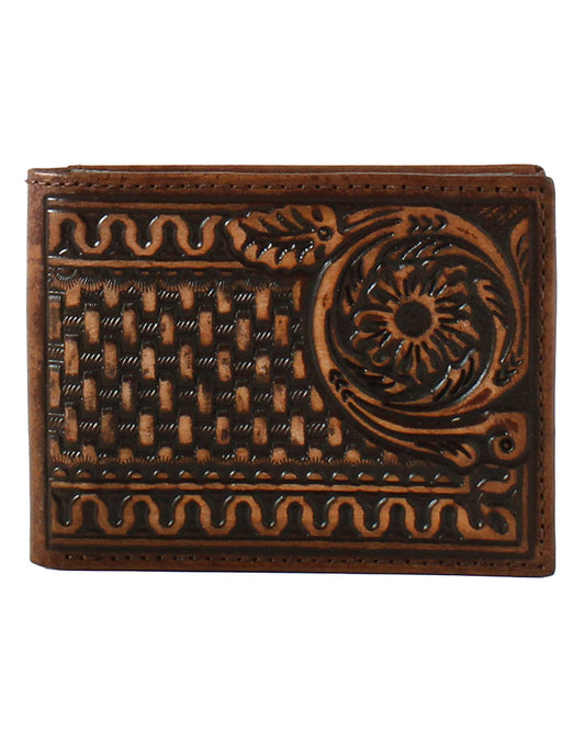Basket Stamped Bifold Wallet - D250004502