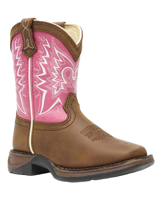 Girls' Let Love Fly Western Boots - Pink