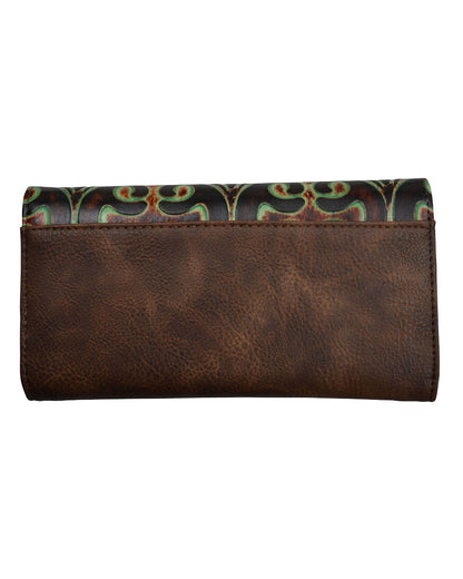 Women's Embossed Wallet Clutch - Dwc2014