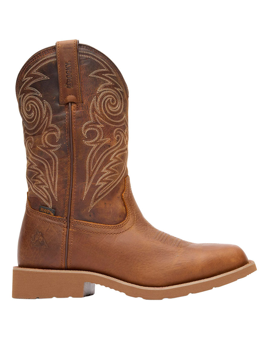 Men's MonoCrepe 12” Waterproof Western Work Boots - RKW0438