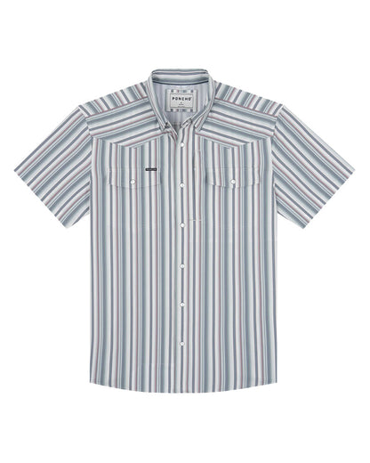 Men's The Big Rig Performance Western Shirt - Sh-Ny-Ws-Ss-3057 by Poncho from Skip’s Western Outfitters | PON-SH-NY-WS-SS-3057-S-REGULAR