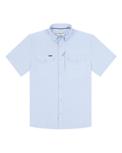Men's The Padre Performance Western Shirt - Sh-Ny-Ws-Ss-3001 by Poncho from Skip’s Western Outfitters | PON-SH-NY-WS-SS-3001-S-REGULAR
