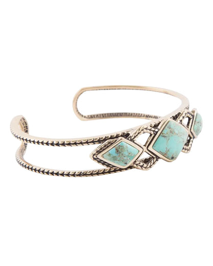 Women's Turquoise Cuff Bracelet - Petib02T01B