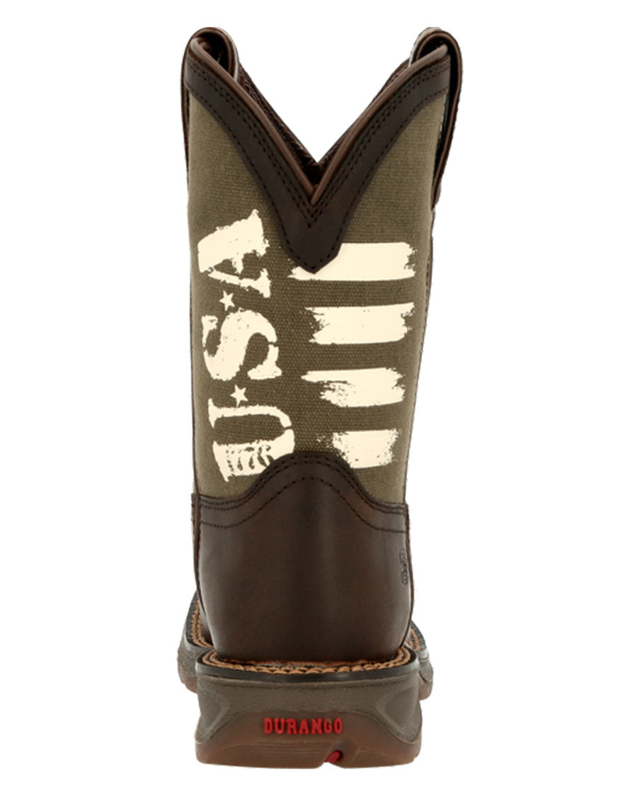 Little Kids' Lil' Rebel™ Army Western Boots - DBT0232C