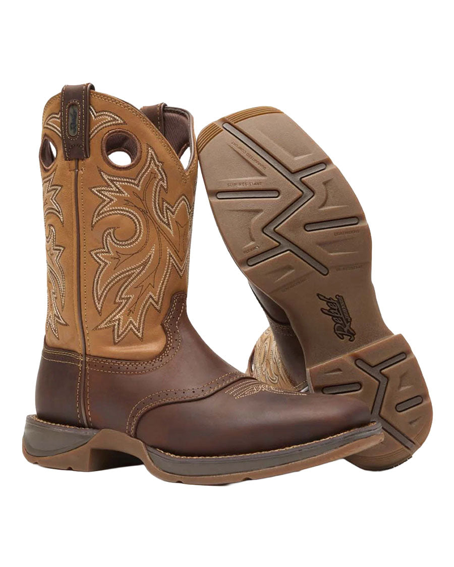 Men's Rebel Saddle Up Western Work Boots - DB4442