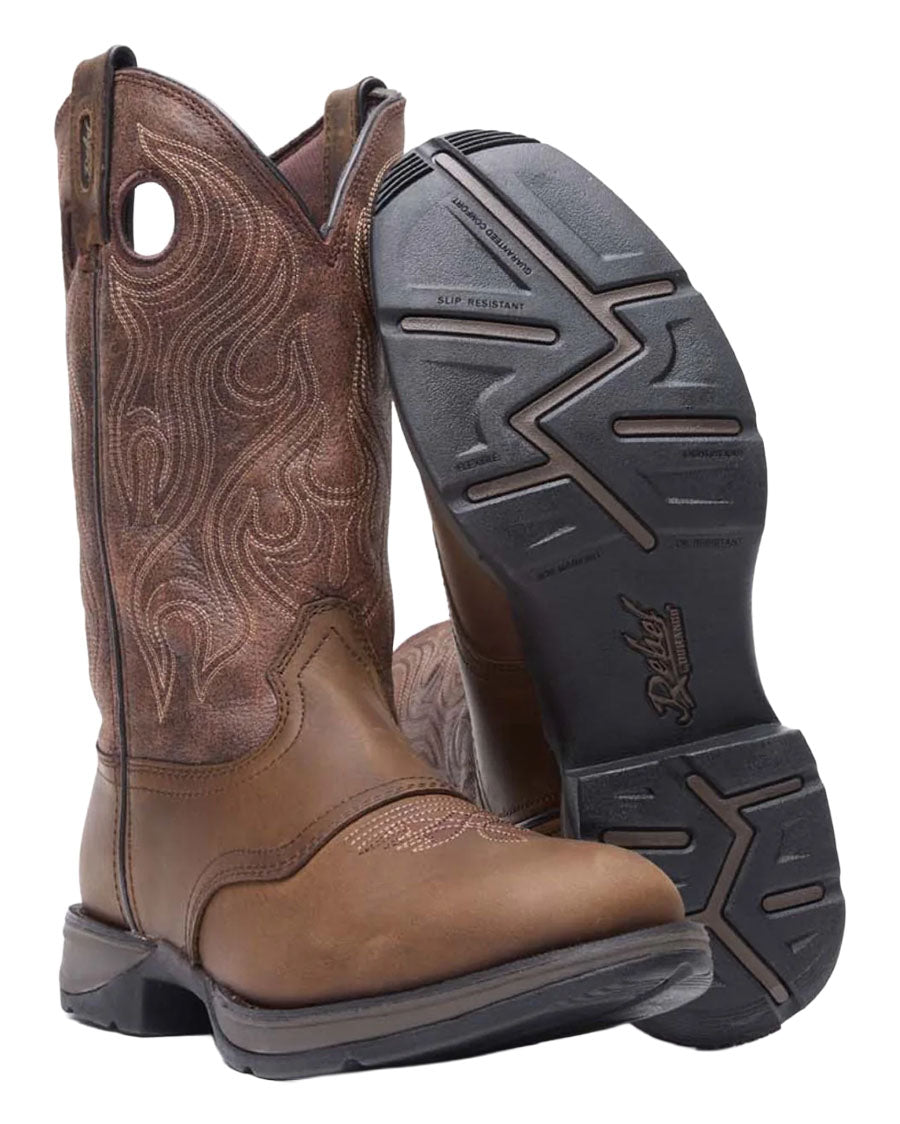 Men's Rebel Saddle Pull-On Work Boots - DB5474