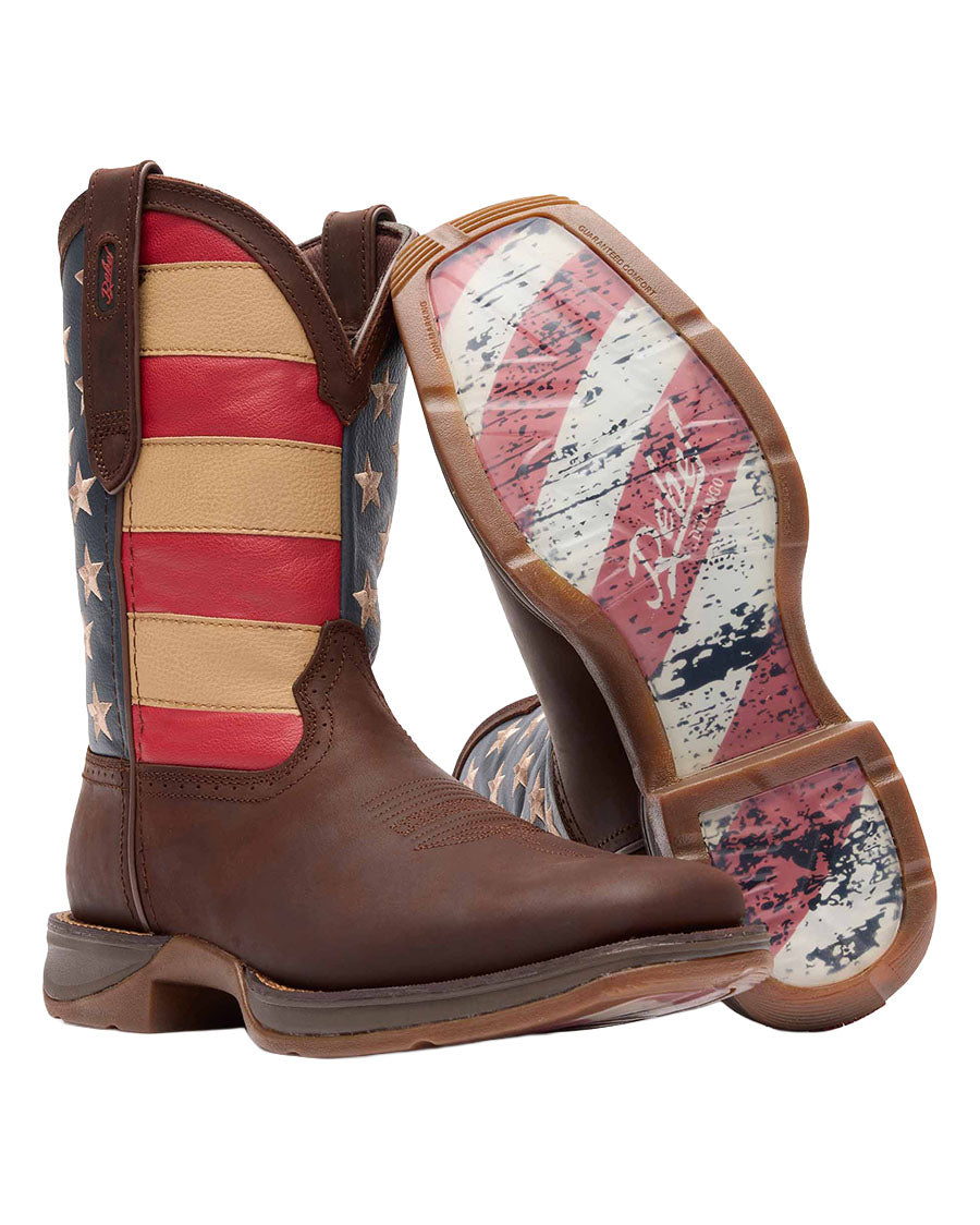 Men's Rebel Patriotic Pull-On Western Boots - DB5554