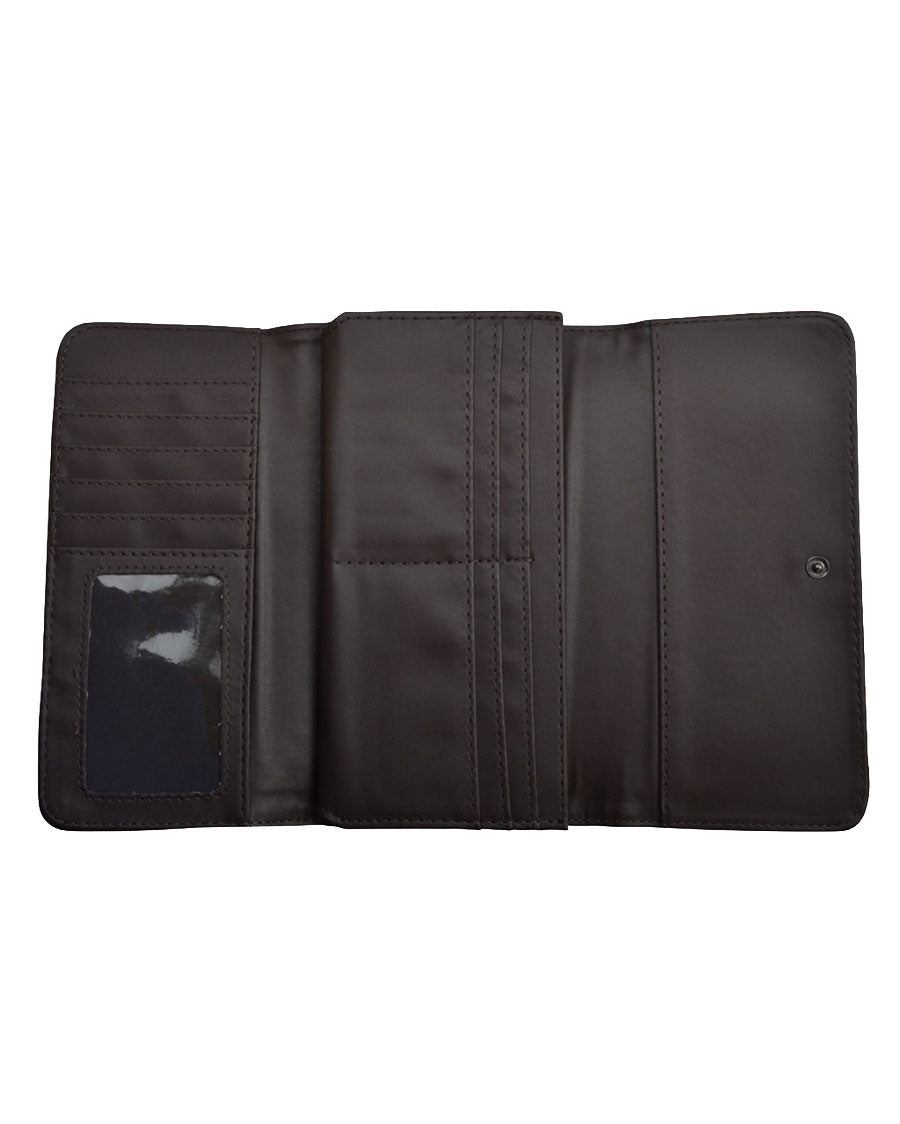 Women's Embossed Wallet Clutch - Dwc2014