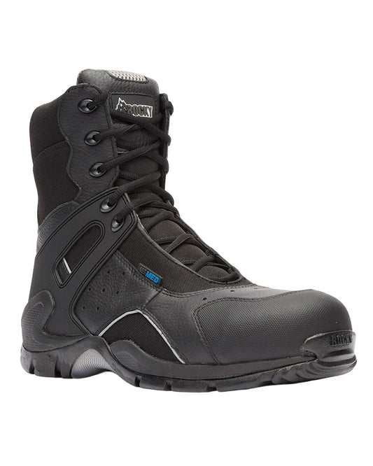 Men's 1st Med Carbon Fiber Toe Puncture-Resistant Waterproof Public Service Boots - FQ0911113