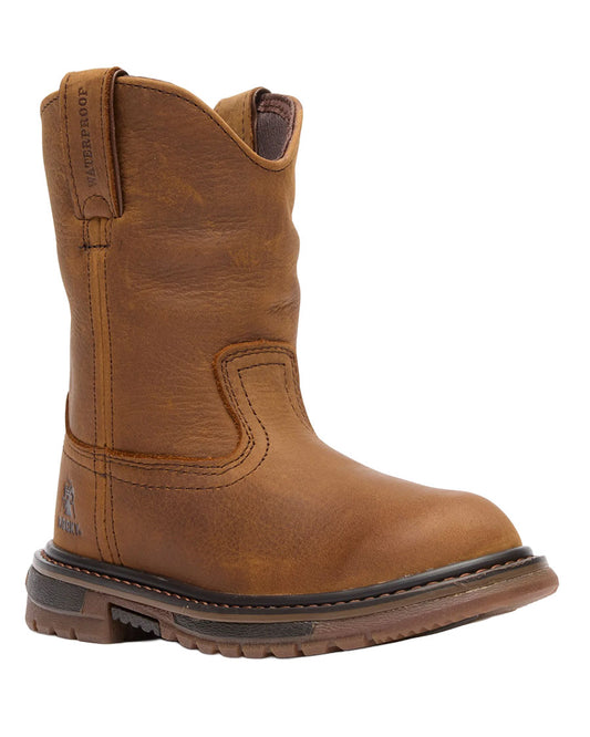 Kids' Original Ride FLX Waterproof Western Work Boots - RKW0300C