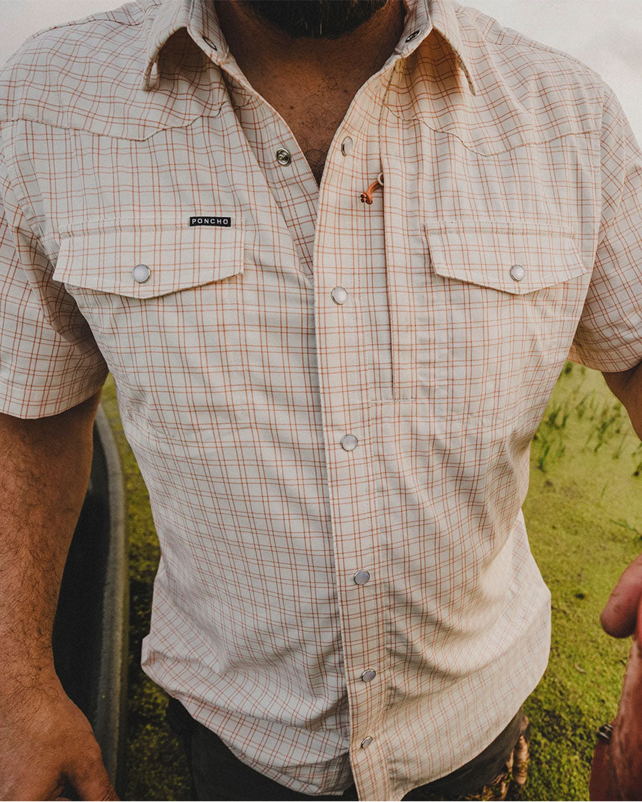 Men's The Etouffee Performance Western Shirt - Sh-Ny-Ws-Ss-3042