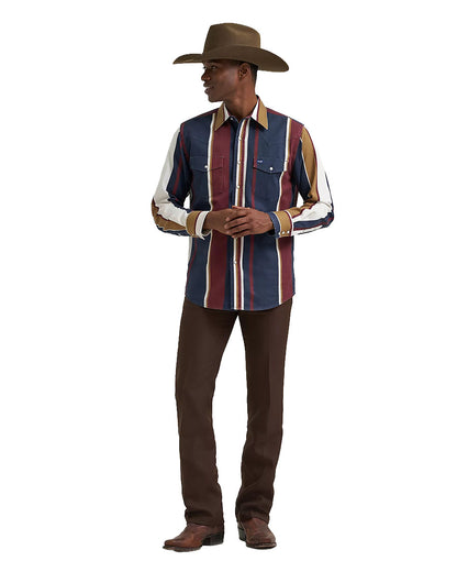 Men's Vintage Inspired Brushpopper Classic Fit Western Shirt - 112381998
