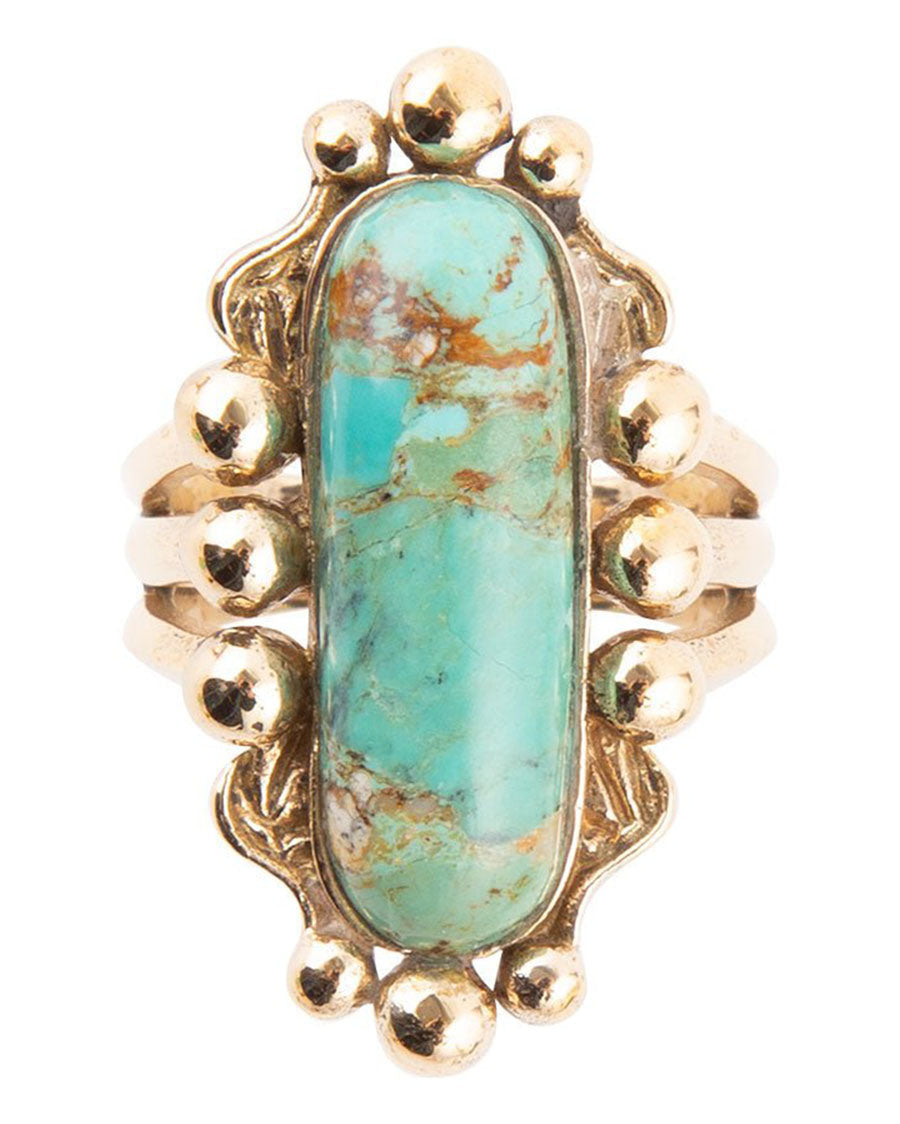 Women's Plateau Turquoise Ring - Plaur01T01