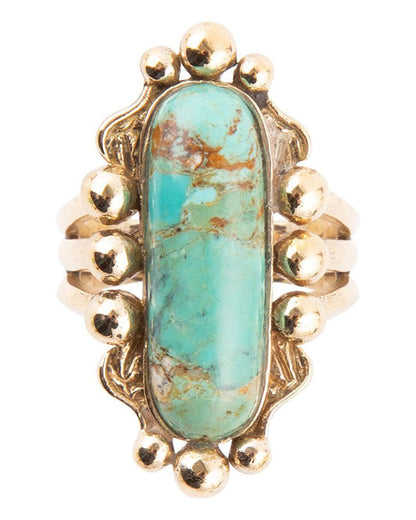 Women's Plateau Turquoise Ring - Plaur01T01