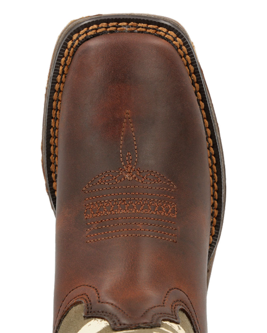 Little Kids' Lil' Rebel™ Army Western Boots - DBT0232C