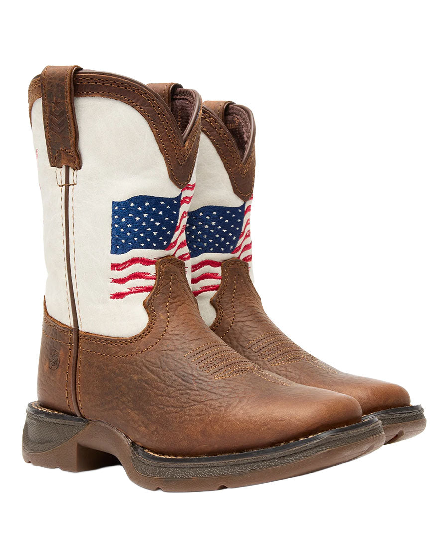 Youth American Flag Western Boots - DBT0234Y
