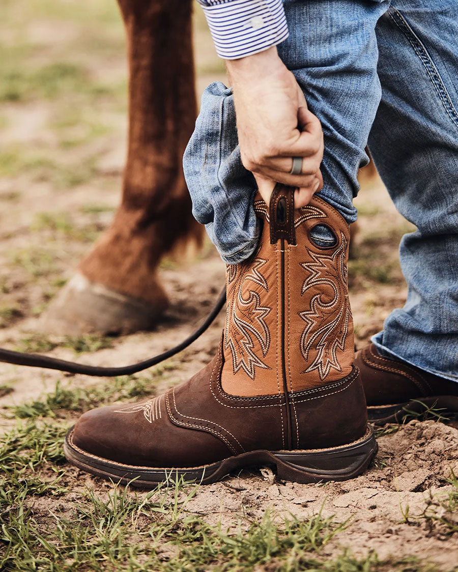 Men's Rebel Saddle Up Western Work Boots - DB4442