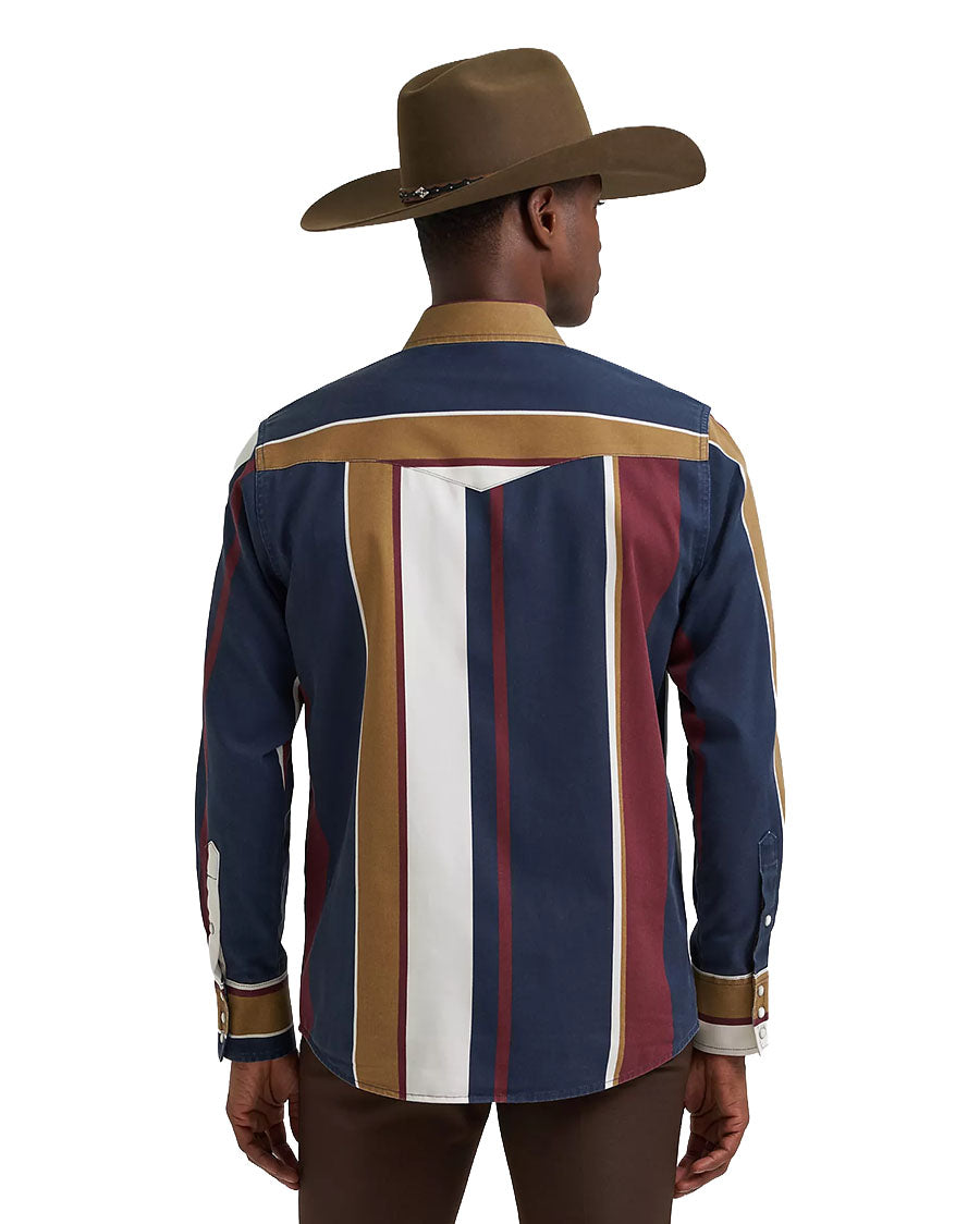 Men's Vintage Inspired Brushpopper Classic Fit Western Shirt - 112381998