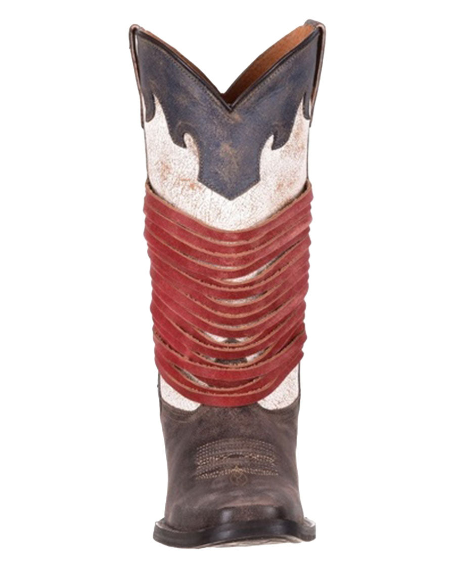 Women's Dream Catcher Americana Fringe Boots - DRD0212