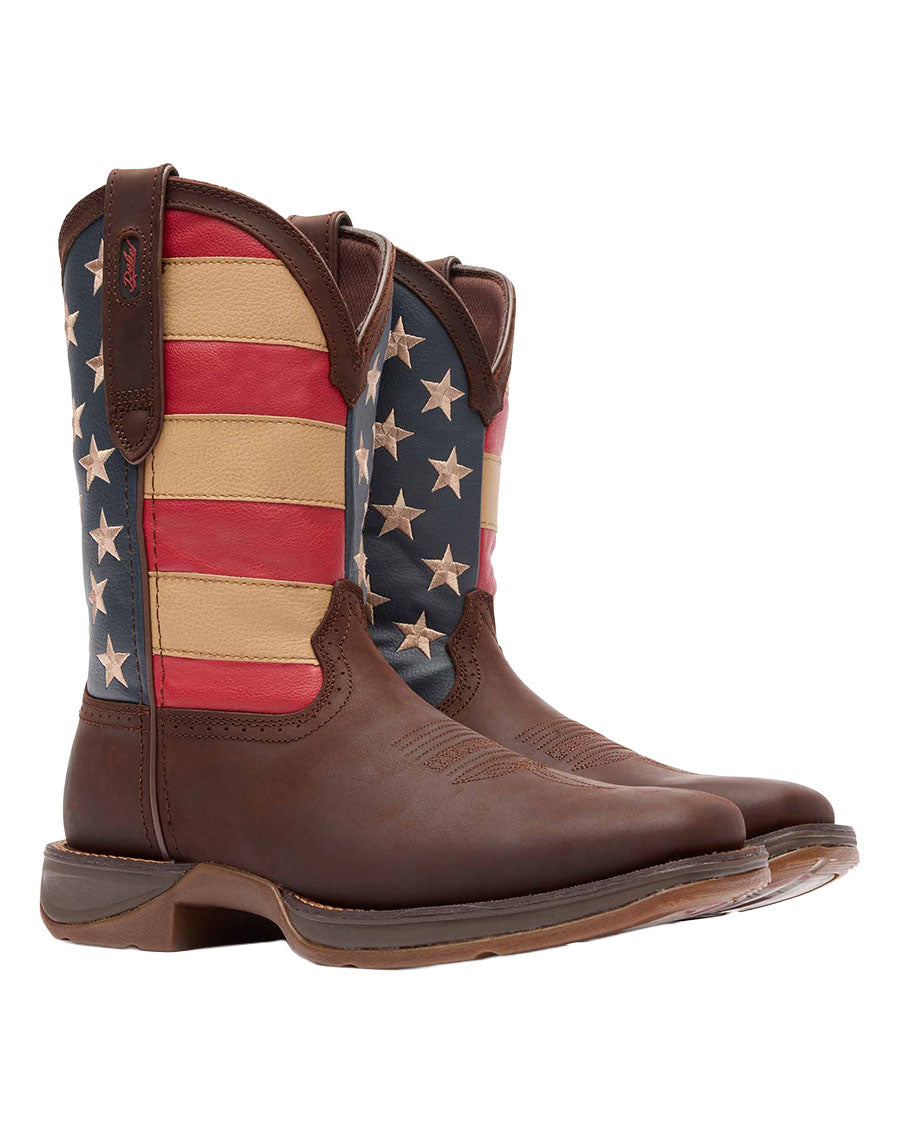 Men's Rebel Patriotic Pull-On Western Boots - DB5554