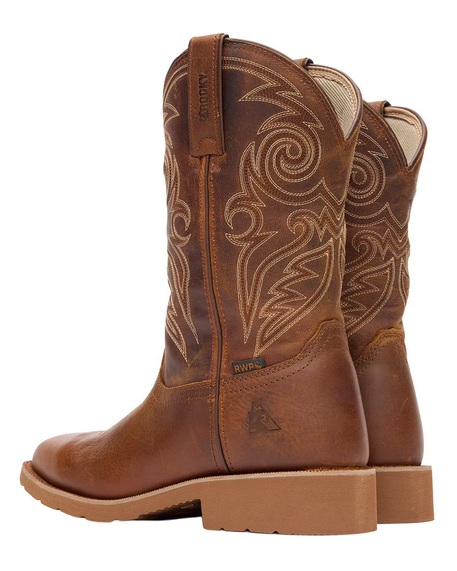 Men's MonoCrepe 12” Waterproof Western Work Boots - RKW0438