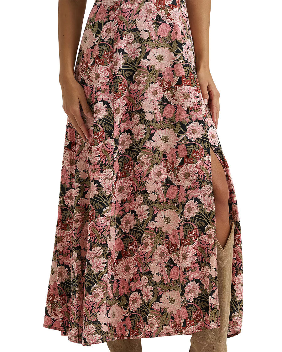 Women's Retro Americana Maxi Dress - 112382615
