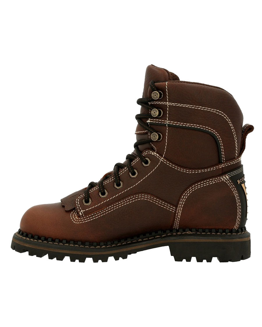 Women's AMP LT Logger Waterproof Low Heel Work Boots - GB00427