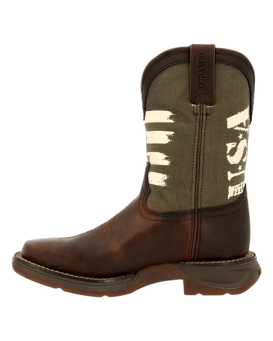Little Kids' Lil' Rebel™ Army Western Boots - DBT0232C