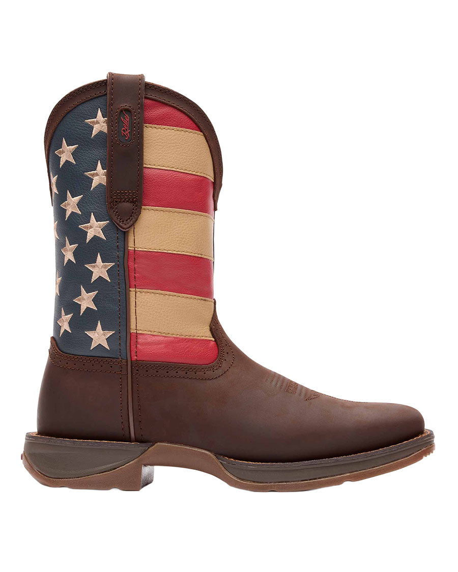 Men's Rebel Patriotic Pull-On Western Boots - DB5554