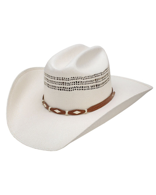 Stallion Collection Billy Bangora Straw Hat - Ssblly-7342-81 by Stetson Hats from Skip’s Western Outfitters | HAT-SSBLLY-7342-81-S