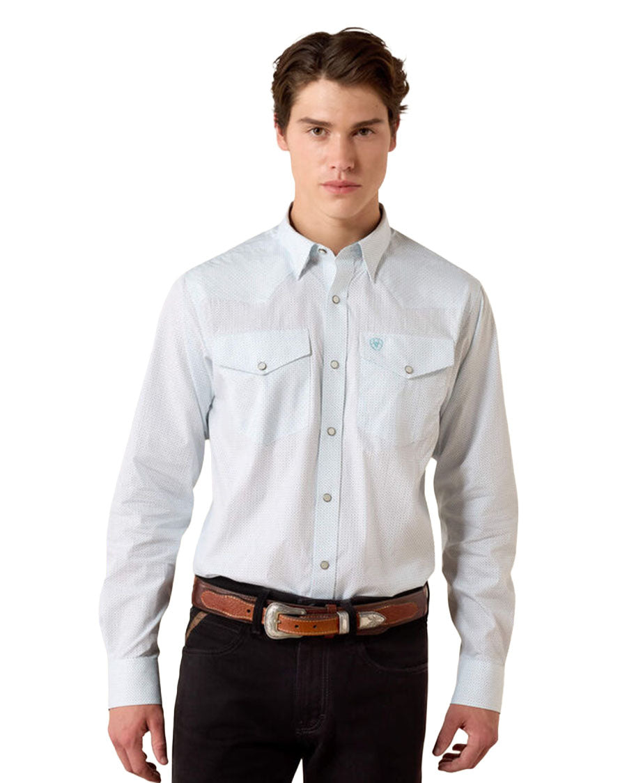 Men's Wrinkle Free Brennon Fitted Snap Shirt - 10079418