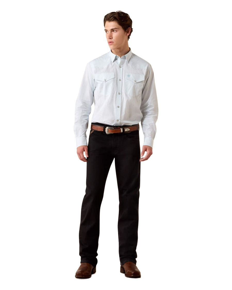 Men's Wrinkle Free Brennon Fitted Snap Shirt - 10079418