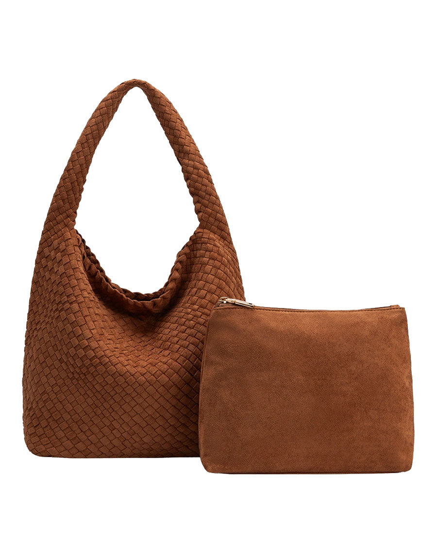Women's Johanna Vegan Suede Shoulder Bag - Ab9559Tn