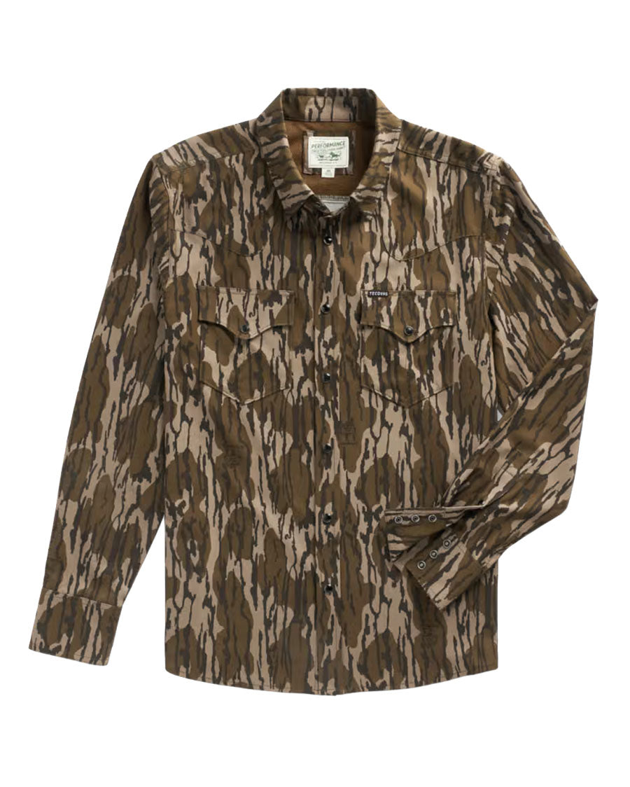 Men's Tecovas X Mossy Oak Performance Western Shirt - 61104-Mob
