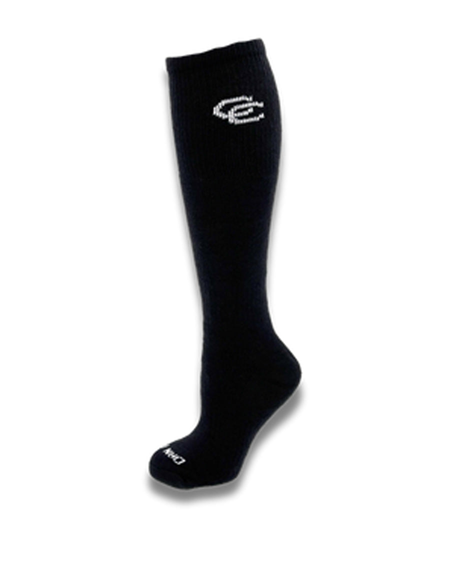 Men's 2-Pair-Pack Dan Post Cowboy Certified Over The Calf Socks - DPCBC10-BLK by GET from Skip’s Western Outfitters | GET-DPCBC10-BLK