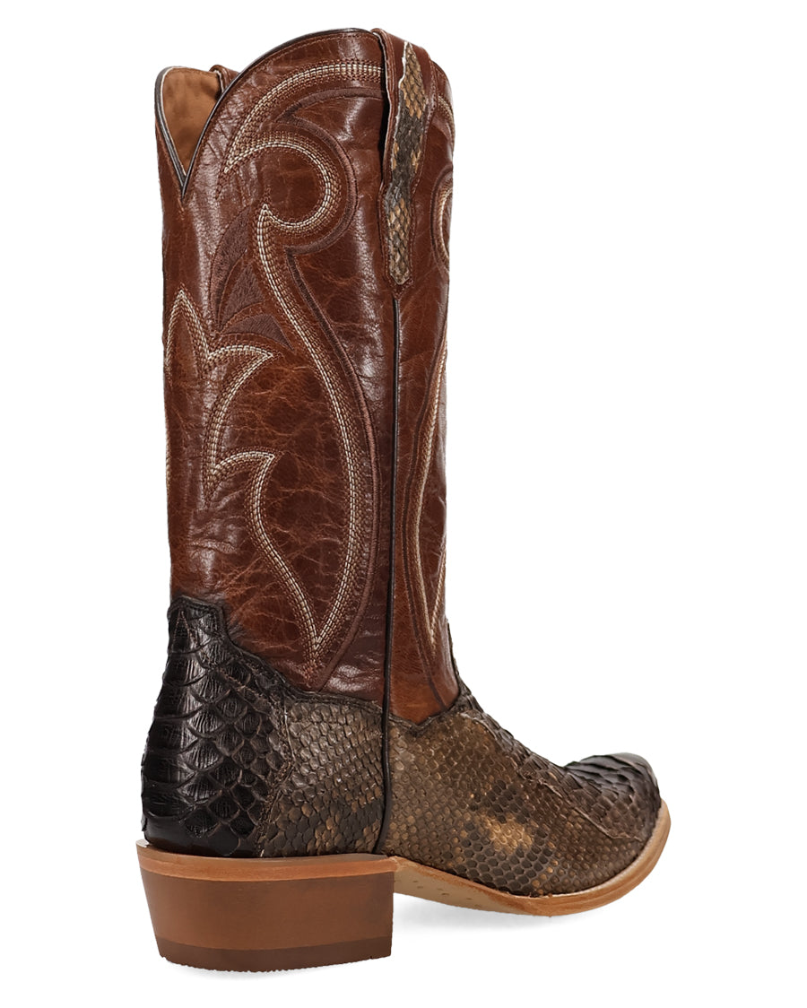 Men's Stryke Back Cut Python Western Boots - Dp7131
